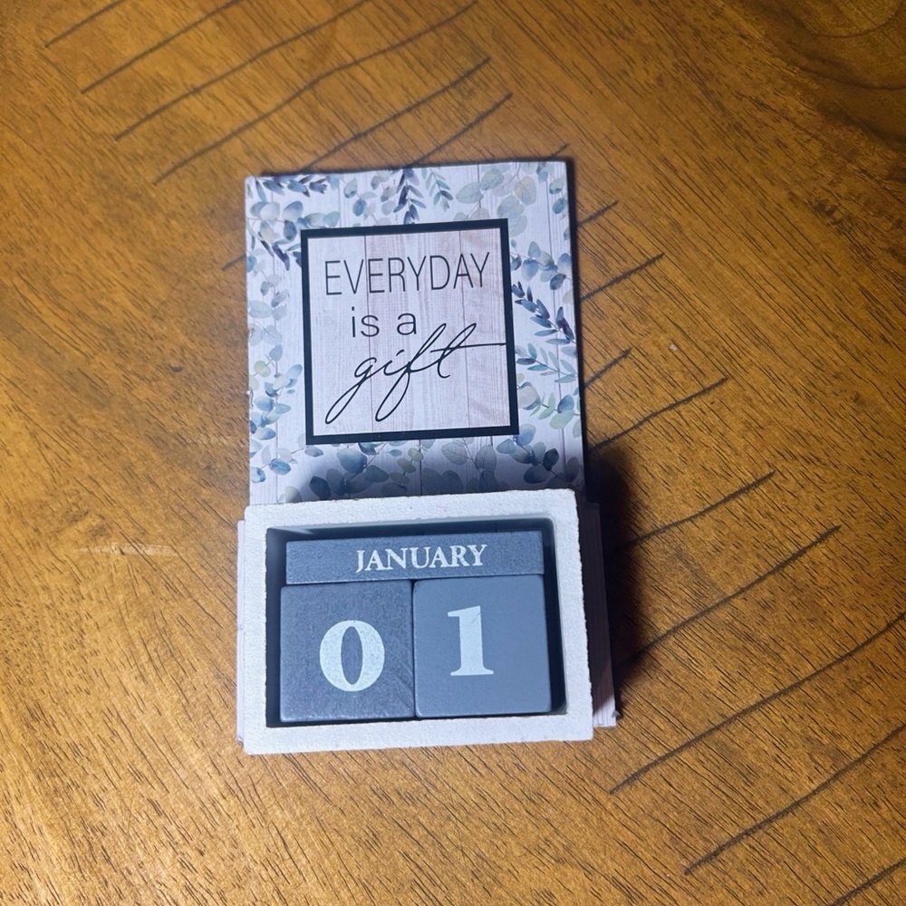 Mini block calendar
